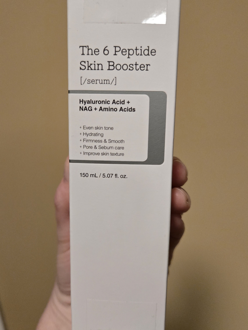 Unopened new 6 Peptide Skin Booster Serum - White Hydrating Formula